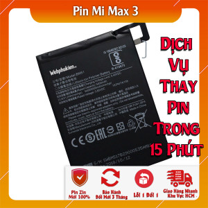 Pin Webphukien cho Xiaomi Mi Max 3 Việt Nam BM51 - 5500mAh 